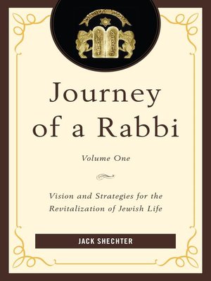 cover image of Journey of a Rabbi, Volume 1